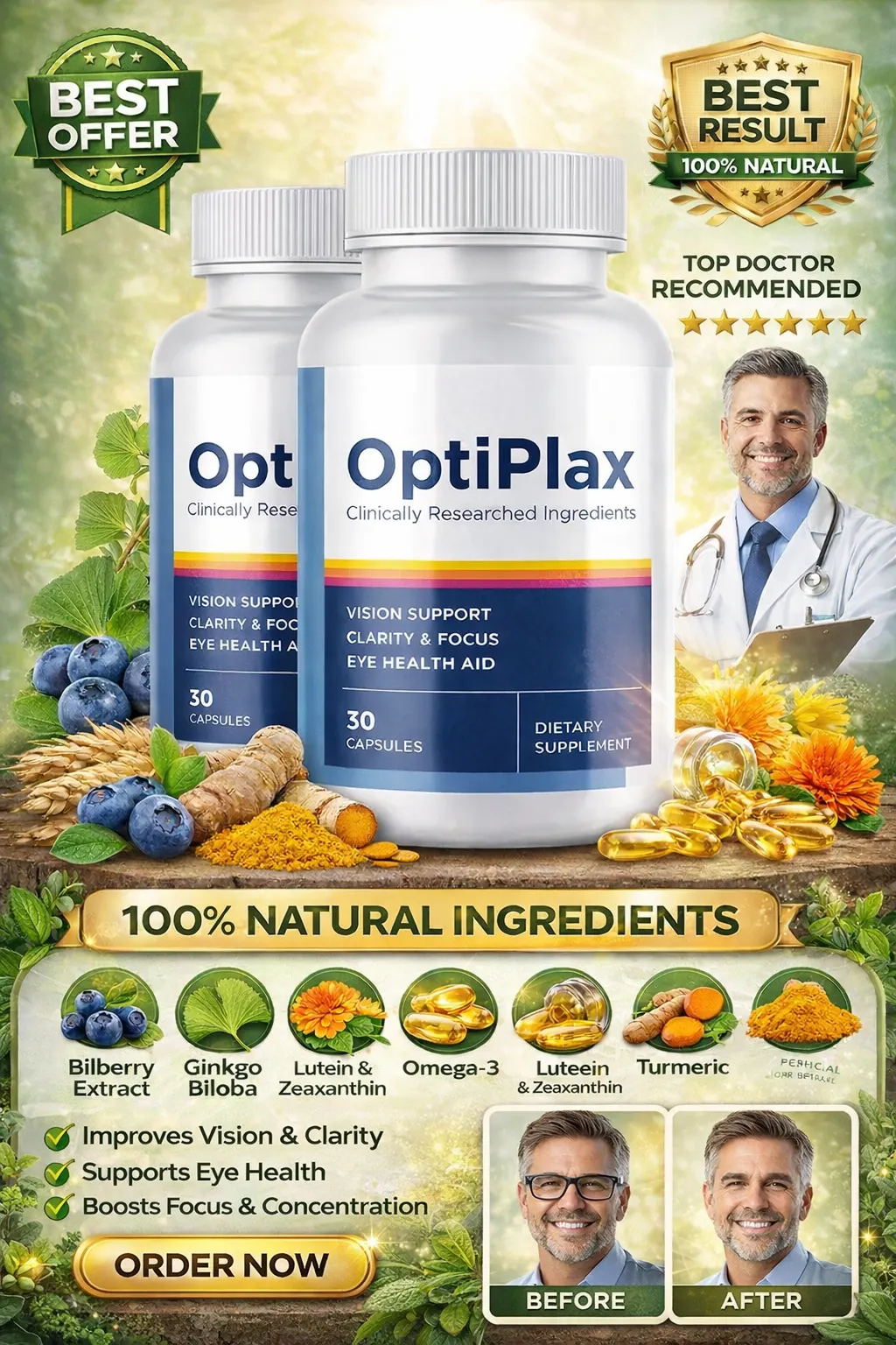 OptiPlax Ocular Shield Supplement